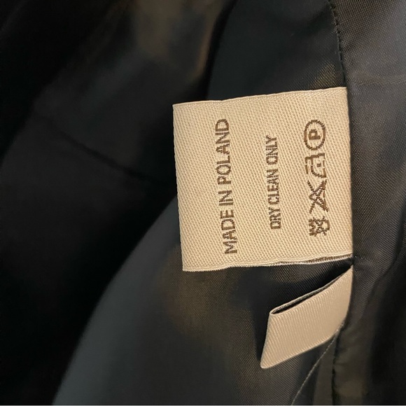 Orla Kiely Black Long Sleeve Wool Dress Size 6 EUC - Picture 8 of 13